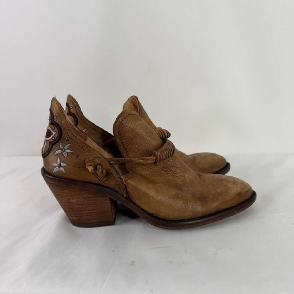 Sundance‎ Vera Cruz Estrada Embroidered Western Ankle Boots Spain Size 39 - Picture 9 of 13